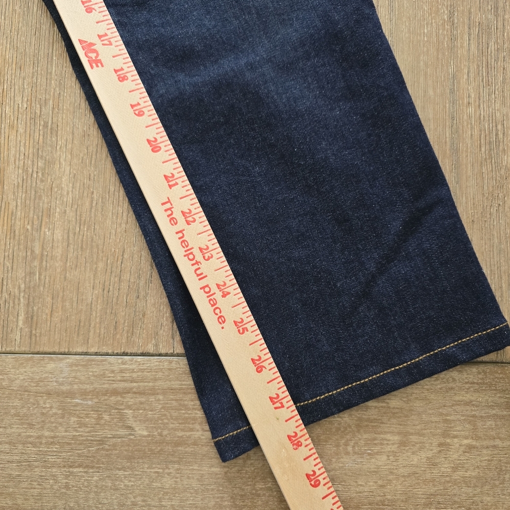 Eileen Fisher Stretch Organic Cotton High Waist Straight Ankle Jeans sz 10 - Picture 8 of 9